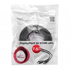 Кабель SVGA, DisplayPort to HDMI, 7.5m, xpert CC-DP-HDMI-7.5M 