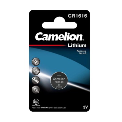 Батарейка Camelion CR1616-BP1 lithium, 3V, 1pc pack