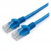 Патч-корд Cablexpert PP12-1M/B, синий Cable Patch cord UTP 5e-Cat 1 m