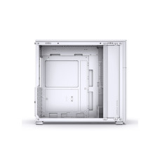 Компьютерный корпус, Jonsbo, D41 MESH White, Mid-Tower, ATX/M-ATX, Type-C*1/USB3.0*1, Audio+Mic, Высота процессорного кулера до 168 мм, Длина VGA до 400 мм, 3*2.5"/2*3,5", Сталь, Пластик, Закаленное стекло 205*392*440, Без Б/П, Белый