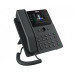 IP-телефон, Fanvil, V62G (B), 12 линии SIP, 2xGE PoE, чёрный, цветной экран 320x240, конференц-связь на 6 участников, до 21 DSS клавиши, блок питания в комплекте