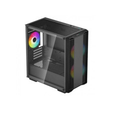 Компьютерный корпус, Deepcool, CC360 ARGB R-CC360-BKAPM3-G-1, Mini-ITX/Micro ATX, USB 3.0/2.0, HD-Audio+Mic, Кулер 3*120мм ARGB, Высота процессорного кулера до 165мм, Длина VGA до 320мм, 2*3.5"/2+1*2.5", Толщина 0,5мм, 418x215x431мм, Без Б/П, Чё