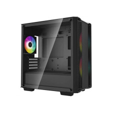 Компьютерный корпус, Deepcool, CC360 ARGB R-CC360-BKAPM3-G-1, Mini-ITX/Micro ATX, USB 3.0/2.0, HD-Audio+Mic, Кулер 3*120мм ARGB, Высота процессорного кулера до 165мм, Длина VGA до 320мм, 2*3.5"/2+1*2.5", Толщина 0,5мм, 418x215x431мм, Без Б/П, Чё