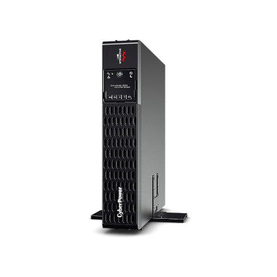 Источник бесперебойного питания, CyberPower, PR1000ERTXL2U, Мощность 1000ВА/1000Вт, PRIII-серия, Линейно-интерактивный, Стоечный 2U, LCD/Smart/BMS/USB/RS232/EPO/RJ11/RJ45/Serial/Сухие контакты, AVR: 159-288В, АКБ 12В/7Ач*4шт., Вых: 10xIEC C13, Чёрный