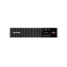 Источник бесперебойного питания, CyberPower, PR1000ERTXL2U, Мощность 1000ВА/1000Вт, PRIII-серия, Линейно-интерактивный, Стоечный 2U, LCD/Smart/BMS/USB/RS232/EPO/RJ11/RJ45/Serial/Сухие контакты, AVR: 159-288В, АКБ 12В/7Ач*4шт., Вых: 10xIEC C13, Чёрный