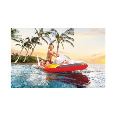 Надувная игрушка для катания верхом Скутер (Wave Rider) 117 х 77 см, INTEX, 57520NP, Винил, 3+, Красно-белый, Цветная коробка