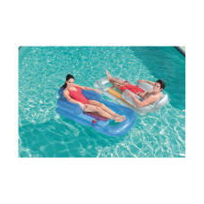 Пляжный шезлонг для отдыха на воде Summer Colors 161 х 84 см, BESTWAY, 43028, Винил, Цвет в ассортименте, Цветная коробка
