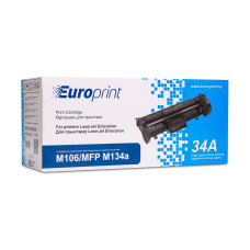 Картридж, Europrint, EPC-CF234A, Для принтеров HP LaserJet Ultra M106/MFP M134a, 9200 страниц.