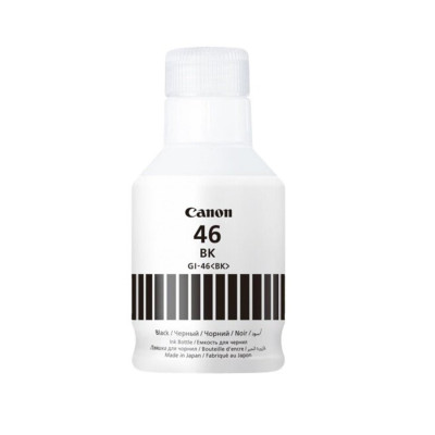 Чернила, Canon, INK GI-46 Pigment Black, 4411C001AA, для Canon MAXIFY GX3040/GX4040/GX5040, 170 мл, 6 000 стр. (А4)
