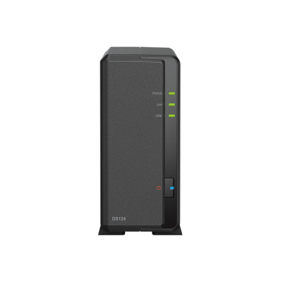 Система хранения данных, Synology, DS124, Realtek RTD1619B, 1GB, RJ-45 1GbE