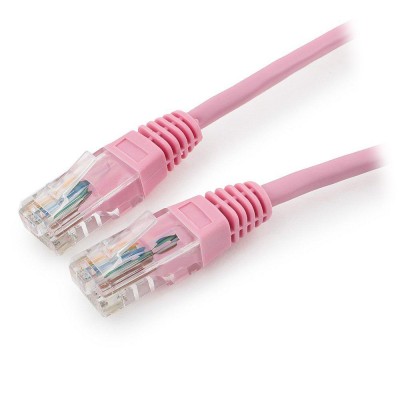 Патч-корд Cablexpert PP12-0.5M/RO, розовый Cable Patch cord UTP 5e-Cat 0.5 m