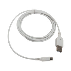 Противокражный кабель, Eagle, A6450W, USB, функция защиты, функция подзарядки, длина кабеля 1.5 метра, управление через контроллер, подключение к контроллеру micro USB, белый