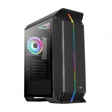 Корпус ATX midi tower AeroCool, Gladiator Duo-G-BK-v1, (без БП), black 