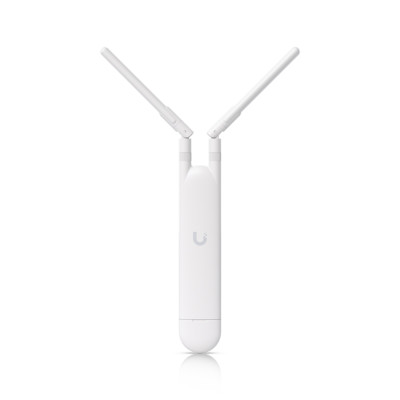Беспроводная точка доступа, Ubiquiti, UAP-AC-M, Unifi Mesh, 802.11a/b/g/n/ac, AC1200, 1 порт 10/100/1000 RJ45, 200 клиентов, PoE 802.3af, с адаптером питания