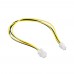 Кабель питания Cablexpert CC-PSU-7 Cable converter for power supply ATX 4 pin m -> 4 pin f, 0.3m