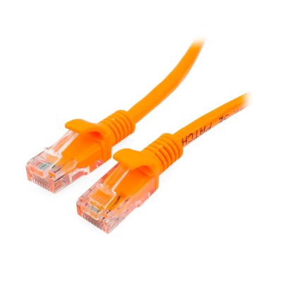 Патч-корд Cablexpert PP12-0.25M/O, оранжевый Cable Patch cord UTP 5e-Cat 0.25 m