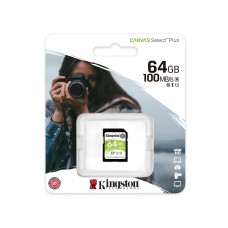 Карта памяти SDXC Kingston, SDS2/64GB, 64GB, UHS Class 10 