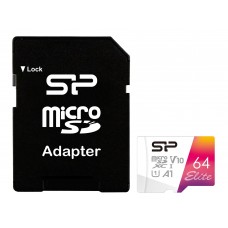 Карта памяти SDXC Silicon Power, SP064GBSTXBV1V20SP, 64GB, Class 10 