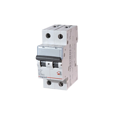 Автоматический выключатель, Legrand, 404047, 2П C 50A TX3 6000 6kA