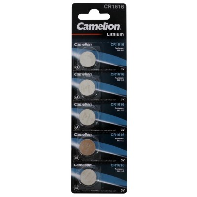 Батарейка Camelion CR1616-BP5 lithium, 3V, 5pc pack