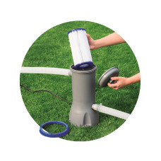 Картридж для ф-насоса тип III (A/C), BESTWAY, 58012, 10.6 х 20.3 см, Сменный, Сине-Белый, В пленке