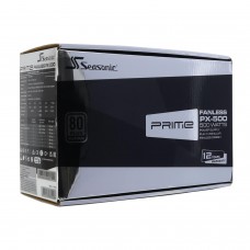 Блок питания ATX Seasonic PrimeFanless PX-500, SSR-500PL, 500W, 80 Plus Platinum 