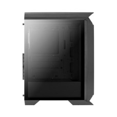 Компьютерный корпус, Aerocool, Gladiator Duo-G-BK-v1, ATX/Micro ATX, USB 2*3.0, HD-Audio+Mic, Кулер 3*12см ARGB, Высота процессорного кулера до 161 мм, Длина VGA до 326мм, 2*3.5"/3*2.5", Толщина 0,5мм, 519x210x404мм, Без Б/П, Чёрный
