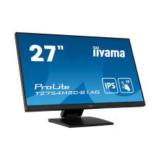 Монитор, iiyama, ProLite PLT2754M, T2754MSC-B1AG A, 27", 1920x1080, IPS, 60 Гц, VGA*1, HDMI*1, Аудиовыход, 300 кд/м2, 1000:1, 4 мс, 178/178, 16:9, Черный