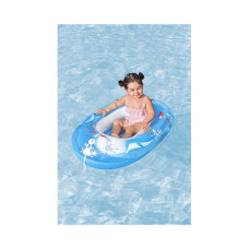 Надувная лодочка Floating Friends 102 х 69 см, BESTWAY, 34037, Винил, Надувной пол, Голубая, Цветная коробка