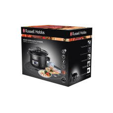 Медленноварка, Russell Hobbs, 25630-56, Мощность 350 Вт, Емкость 6 л, Датчик внутренней температуры, Цвет черный