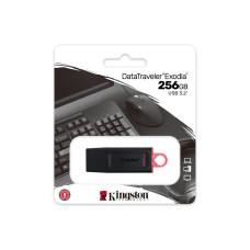 USB-накопитель, Kingston, DTX/256GB, 256GB, USB 3.2, Чёрный USB-накопитель, Kingston, DTX/256GB, 256GB, USB 3.2, Чёрный