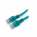 Патч-корд Cablexpert PP12-0.5M/G, зеленый Cable Patch cord UTP 5e-Cat 0.5 m