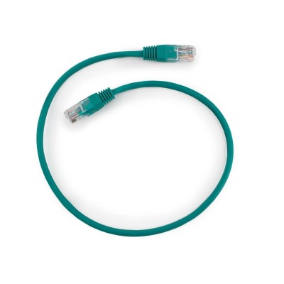 Патч-корд Cablexpert PP12-0.5M/G, зеленый Cable Patch cord UTP 5e-Cat 0.5 m