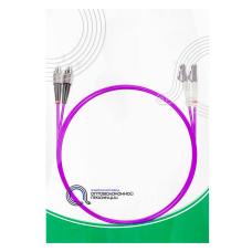 Патч корд оптоволоконный,, FC/UPC-LC/UPC MM OM3 50/125 Duplex 3.0мм 1 м, LSZH