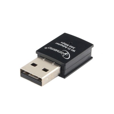 Беспроводной сетевой адаптер Gembird WNP-UA-005 Wireless LAN USB adapter, WiFi 4 (300Mbps), USB