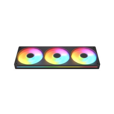Комплект кулеров для кейса, Cougar, Unity360-FB ARGB (CF-UN360FB-RGB) , 3х120мм ARGB, 700-1600±10%об.мин, 78.5CFM, 38dB(A), 4pin, Черный