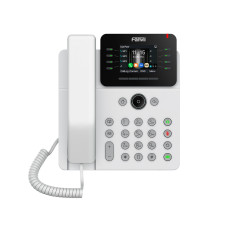 IP-телефон, Fanvil, V62G (W), 12 линии SIP, 2xGE PoE, белый, цветной экран 320x240, конференц-связь на 6 участников, до 21 DSS клавиши, блок питания в комплекте