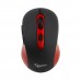 Мышь Gembird MUSW-221R, Wireless, optical, 2AAA, USB, Черный-Красный Mouse MUSW-221-R, black-red