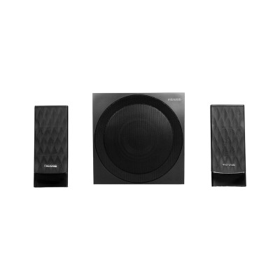 Акустическая система, Microlab, M300U, 2.1, 38Вт (12Вт*2+14Вт), Выход 2RCA, FM радио, SD, USB, Вход 3,5 MiniJack, Чёрный