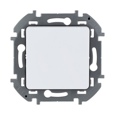 Переключатель одноклавишный, Legrand, 673650, Inspiria 10 AX 250 В белый