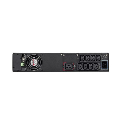 Источник бесперебойного питания, Eaton, 5SC3000IRT, Стоечный 19" 2U, Мощность 3000ВА/2700Вт, Диапазон работы AVR: 184-276В, Бат.: 12В/9 Ач*4шт., Чистая синусоида, 9 вых.: 8 IEC C13 (10A), 1 IEC C19 (16A), Smart, USB-B, RS232, SNMP слот, LCD, ABM, Цве