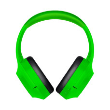 Гарнитура, Razer, Opus X - Green, RZ04-03760400-R3M1, Микрофон встроенный, Беспроводные, Динамики 40 мм, 20 - 20000 Гц, Bluetooth 5.0, До 30 часов с включенным ANC (до 40 часов с выключенным ANC), Зелёный