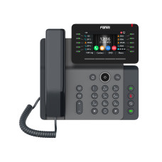 IP-телефон, Fanvil, V65, 20 линии SIP, 2xGE PoE, bluetooth, WIFI, USB, цветной экран 480x272, конференц-связь на 6 участников, до 45 DSS клавиши, блок питания в комплекте