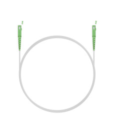 Абонентский FTTH Патч Корд,, SС/APC-SC/APC SM 40 м, Для внутр. прокладки, Белый, LSZH