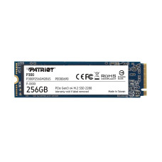 Твердотельный накопитель SSD, Patriot, P300 P300P256GM28, 256 GB, M.2 NVMe PCIe 3.0x4, 1700/1100 Мб/с