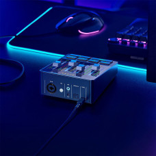 Микшерный пульт, Razer Audio Mixer, RZ19-03860100-R3M1, 10Гц - 20кГц, Преобразование А/Ц и Ц/А: 24бита при 48кГц, Динамический диапазон: > 110дБ, Соотношение «сигнал-шум»: > 100дБ, КНИ+шум: < --90дБ, Взаимные помехи каналов: < --90дБ, Аналогов Микшерный пульт, Razer Audio Mixer, RZ19-03860100-R3M1, 10Гц - 20кГц, Преобразование А/Ц и Ц/А: 24бита при 48кГц, Динамический диапазон: > 110дБ, Соотношение «сигнал-шум»: > 100дБ, КНИ+шум: < --90дБ, Взаимные помехи каналов: < --90дБ, Аналогов