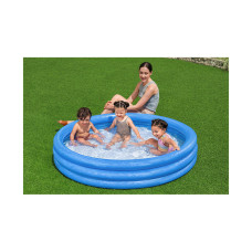 Детский надувной бассейн Splash 'n Smile 102 х 25 см, BESTWAY, 51024, Винил, 101л., 2+, Красный/Синий в ассортименте, Пакет