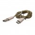 Кабель USB, ApAcer DC111, APDC111С-1, 1.0м, Золотой Cable Type A - Type C, USB 2.0, gold