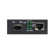 Медиаконвертер, А-Оптик, AO-MC-GE-SFP, 100/1000Base-T в 100/1000Base-FX Media Converter c SFP портом