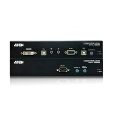 КВМ-удлинитель, ATEN, CE690-AT-G, USB, DVI, Optical KVM Extender (до 20 км), W/EU ADP
